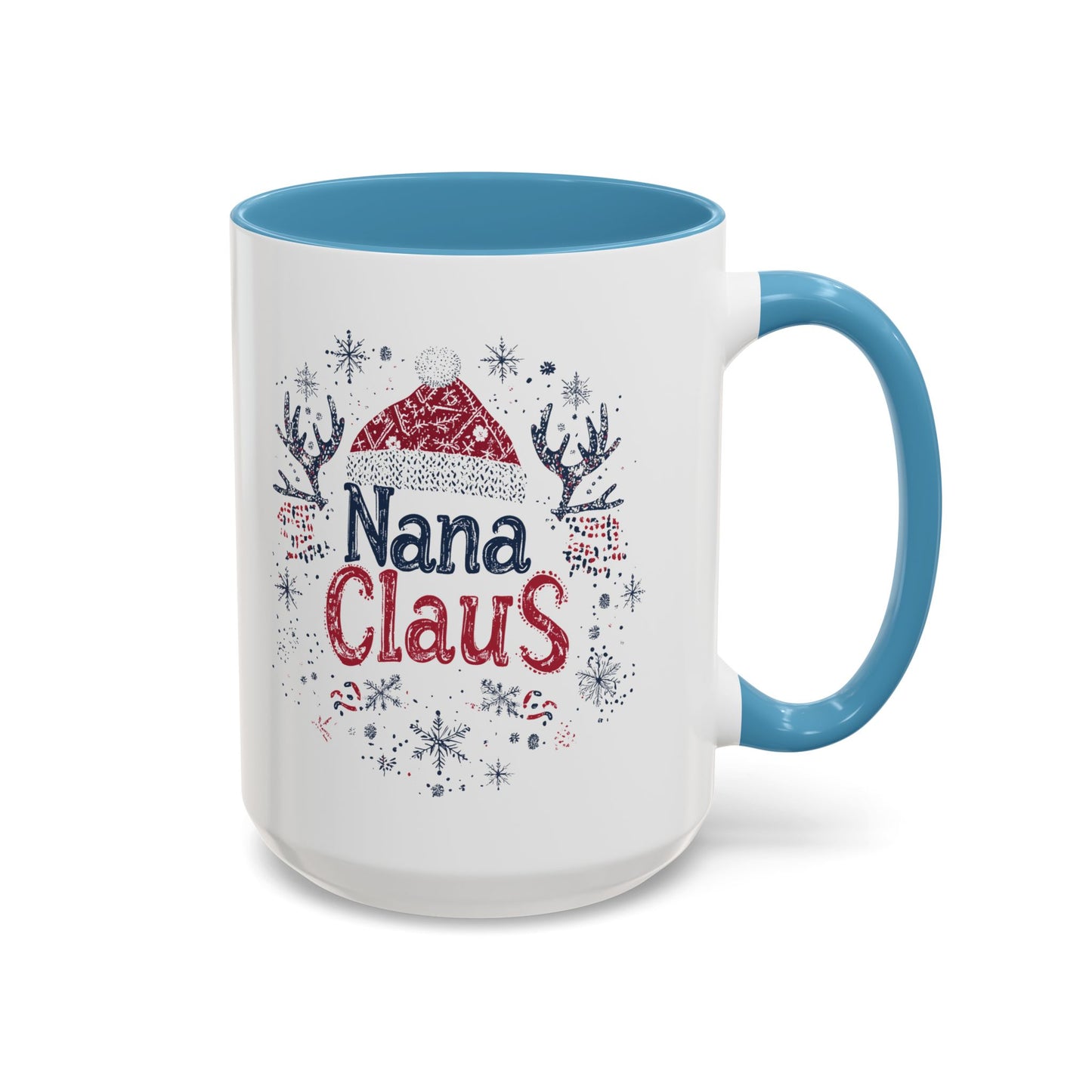 Nana Claus Ceramic Mug - Fun and Festive Christmas Design - Perfect for Grandmas Who Love the Holidays