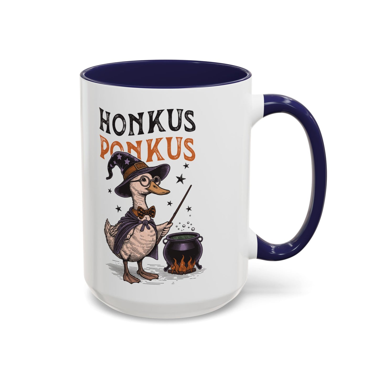 Honkus Ponkus Mug | Witchy Goose Halloween Mug | Funny Animal Magic Cup | 11oz and 15oz Ceramic Mug