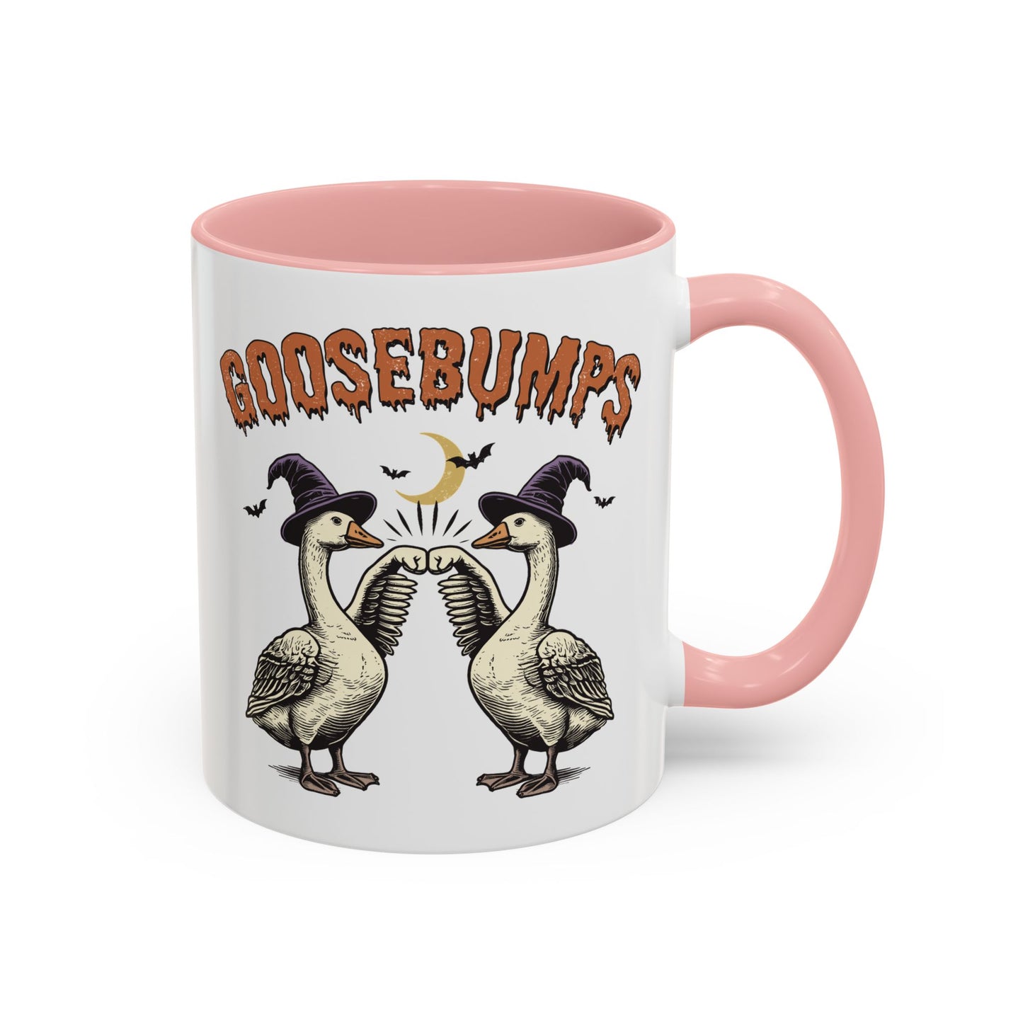 Goosebumps Halloween Mug | Funny Goose Coffee Mug | Spooky Season Farmhouse Mug | 11oz and 15oz Ceramic Mug