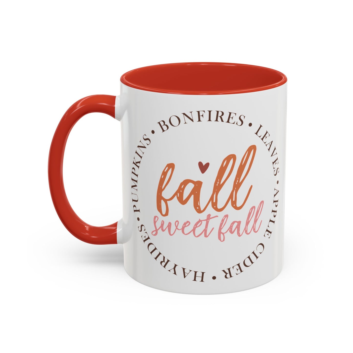 Fall Sweet Fall Autumn Mug | 11oz and 15oz Ceramic Coffee Cup | Cozy Fall Design