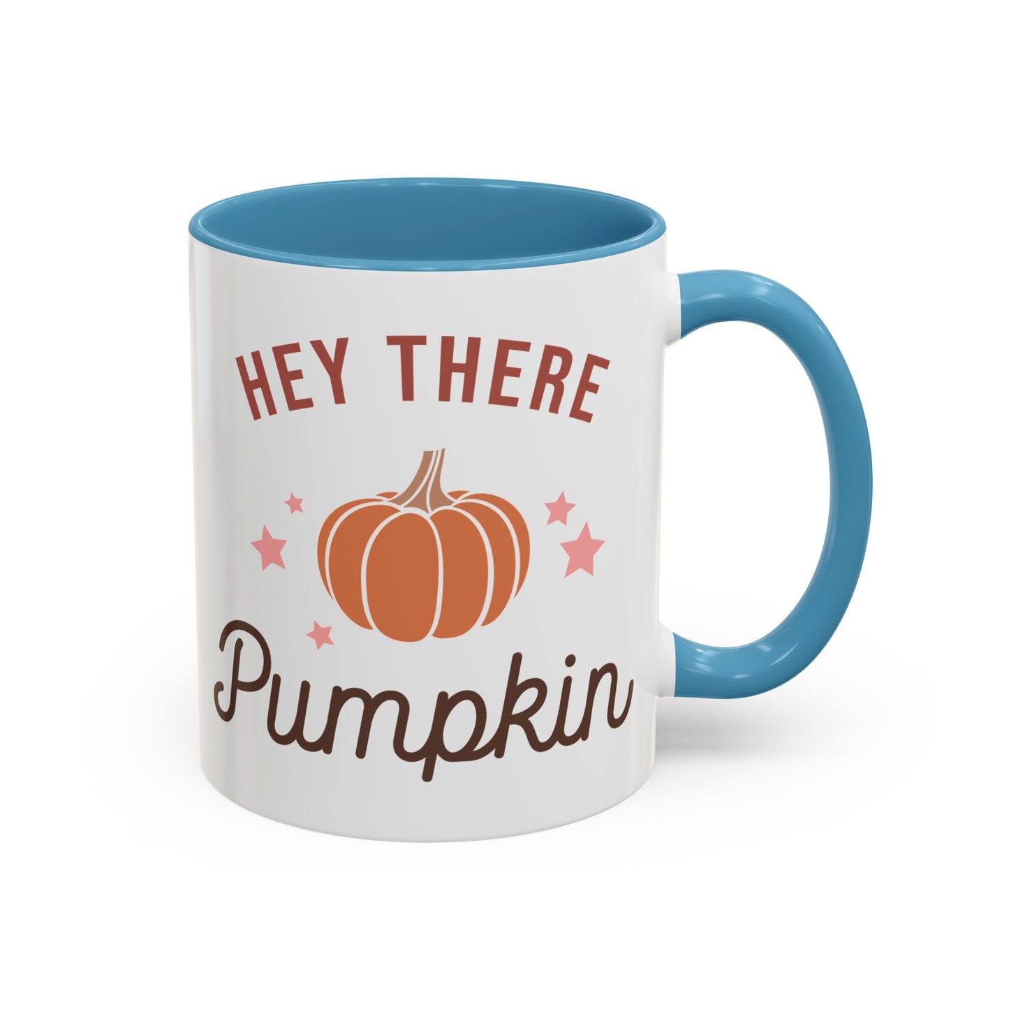 Hey There Pumpkin Fall Mug | 11oz and 15oz Ceramic Coffee Cup | Cute Pumpkin Design