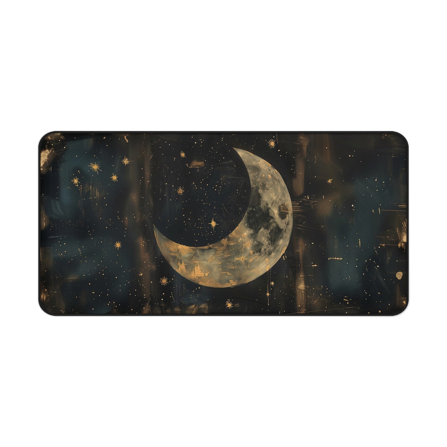 Celestial Moon Desk Mat | Gaming Mouse Pad | Neoprene | Anti-Slip | 3 Sizes Available