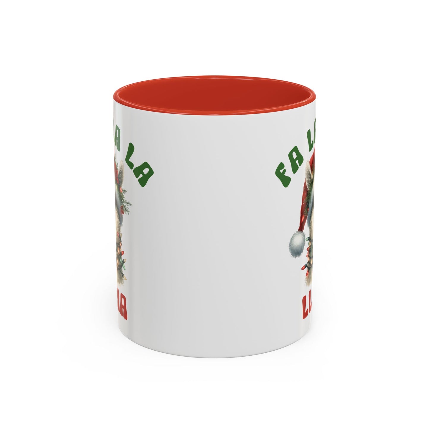 Fa La La La Llama Mug - Adorable Christmas Llama Design - Perfect for Holiday Fun