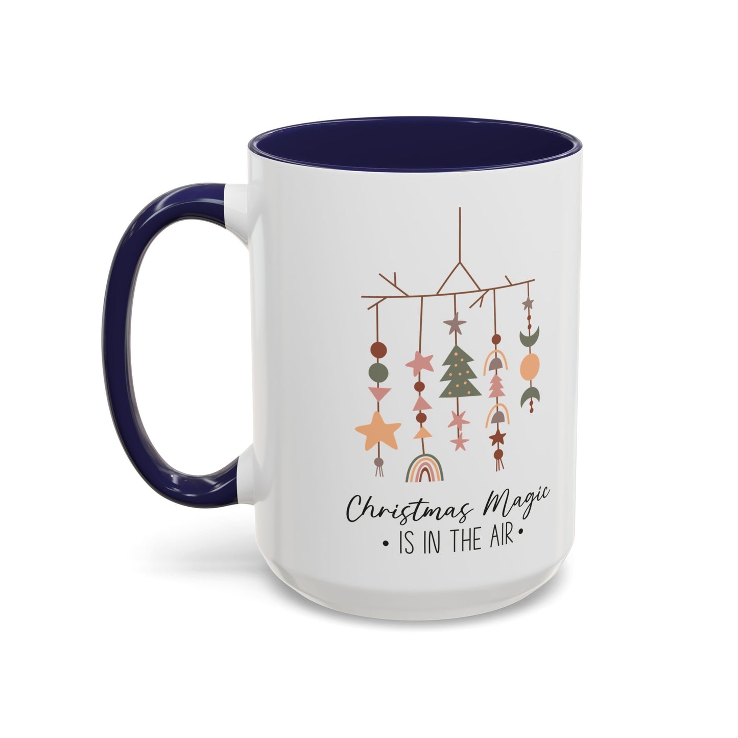 Christmas Magic Is in the Air Mug | Minimalist Christmas Decor Design | Holiday Coffee Mug | Festive Drinkware