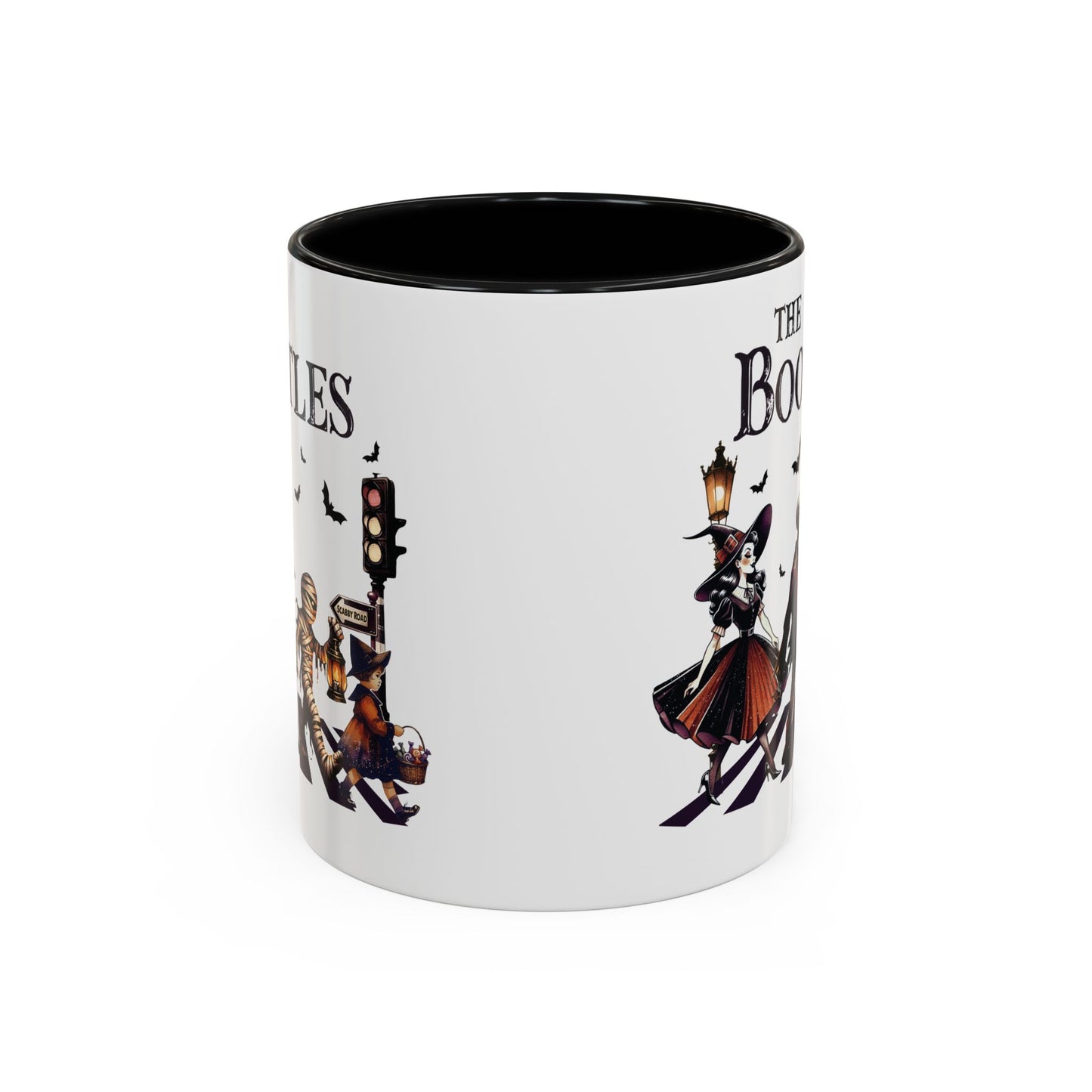 The BOO-tles Halloween Mug | 11oz and 15oz Ceramic Coffee Cup | Funny Halloween Music Design