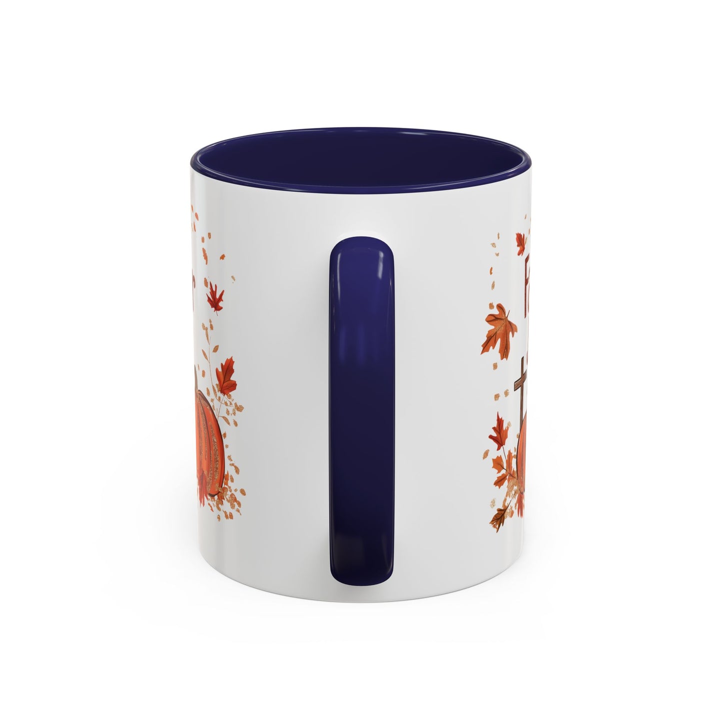 Fall for Jesus Ceramic Mug - Faith-Inspired Autumn Pumpkin Design - Perfect for Fall and Spiritual Reflection