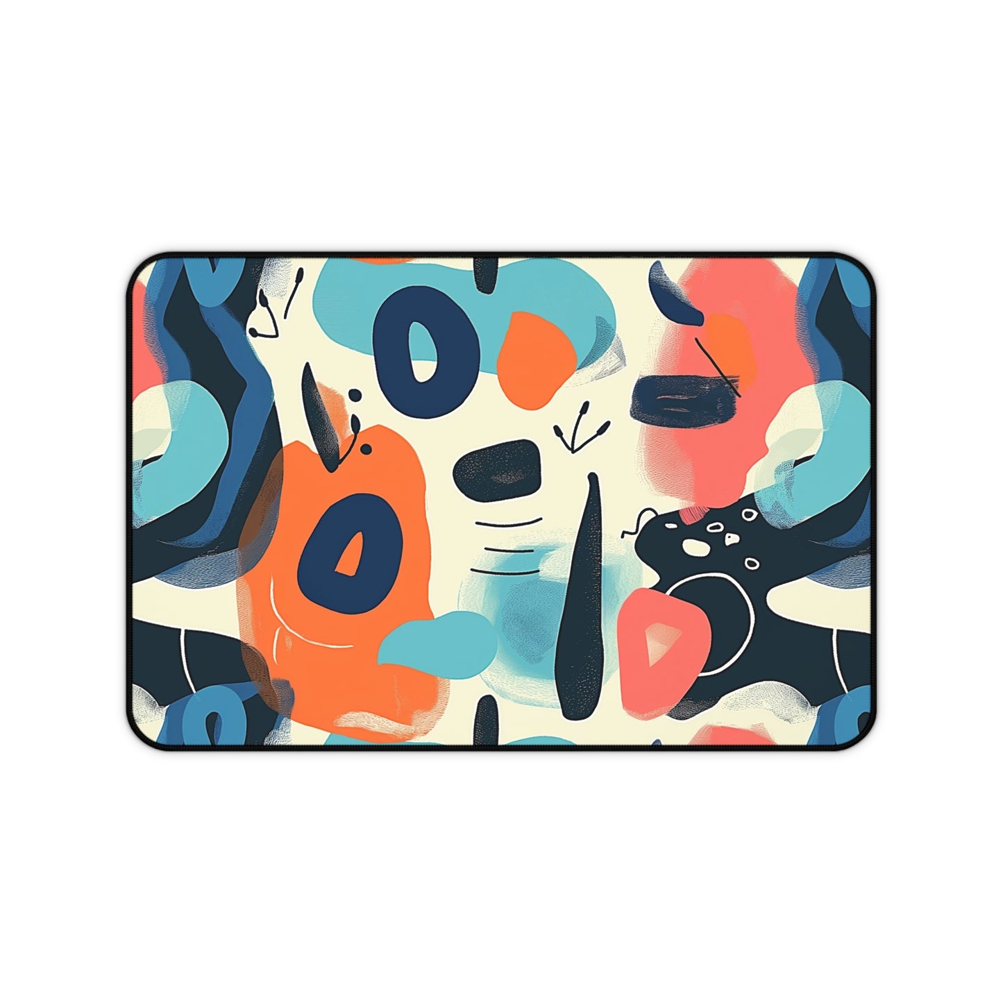 Abstract Artistic Desk Mat | Neoprene Mouse Pad | Anti-Slip Office Desk Mat | 3 Sizes Available