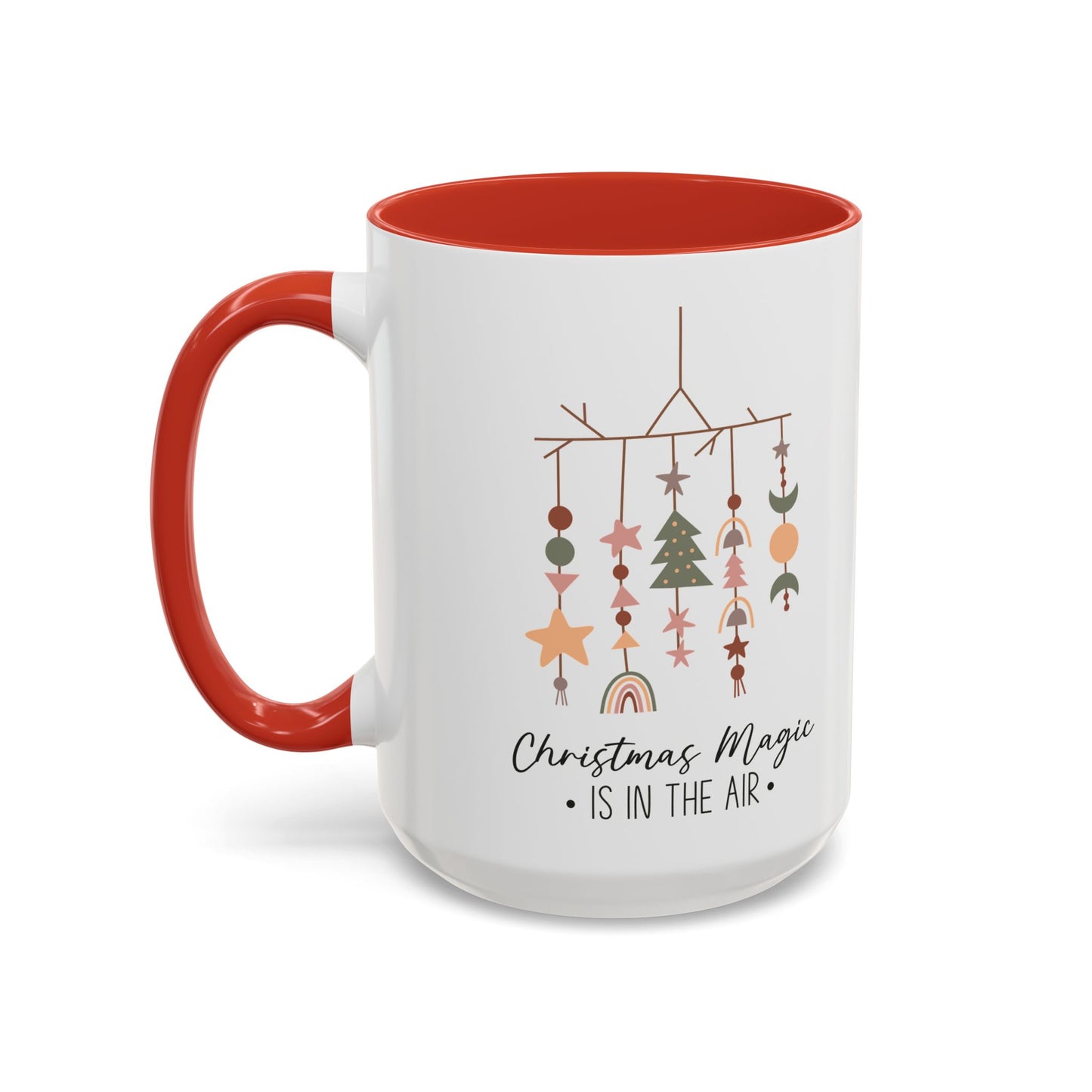 Christmas Magic Is in the Air Mug | Minimalist Christmas Decor Design | Holiday Coffee Mug | Festive Drinkware