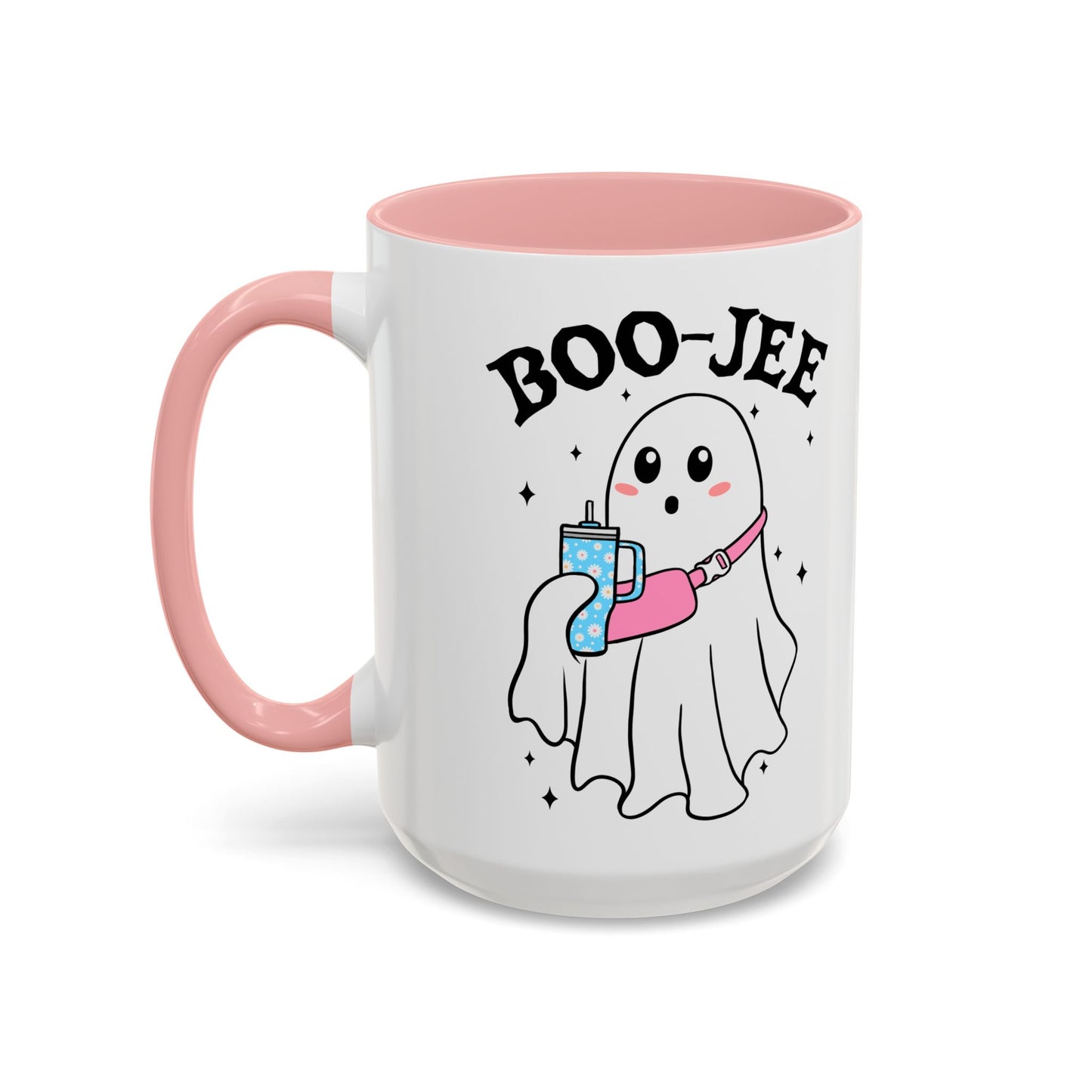 Boo-Jee Halloween Ghost Mug | 11oz and 15oz Ceramic Coffee Cup | Cute and Stylish Design