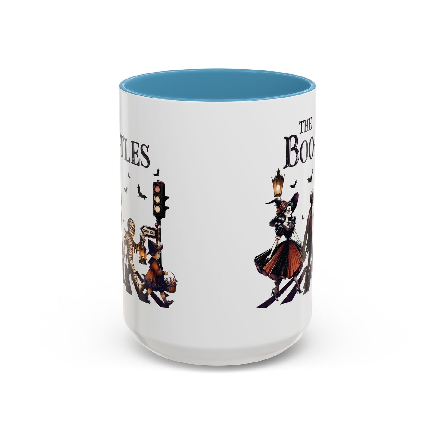 The BOO-tles Halloween Mug | 11oz and 15oz Ceramic Coffee Cup | Funny Halloween Music Design