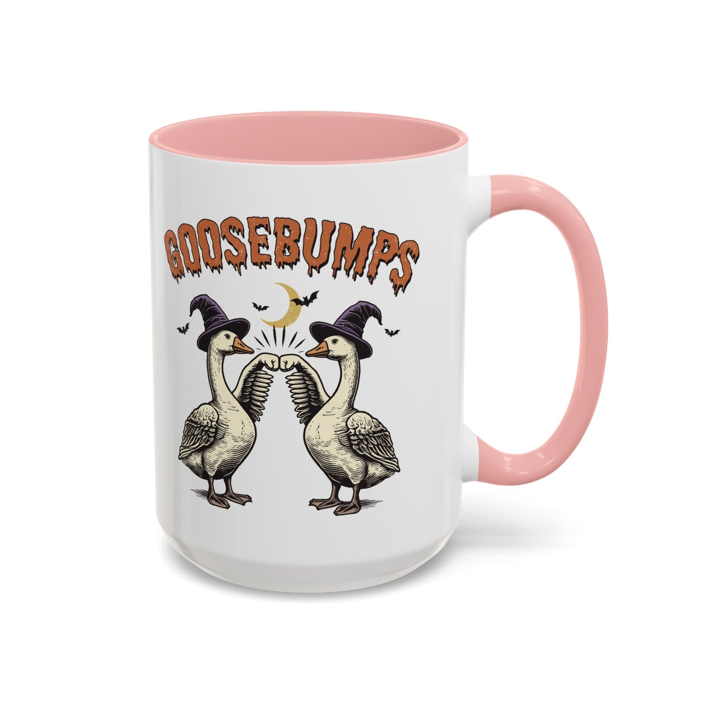 Goosebumps Halloween Mug | Funny Goose Coffee Mug | Spooky Season Farmhouse Mug | 11oz and 15oz Ceramic Mug