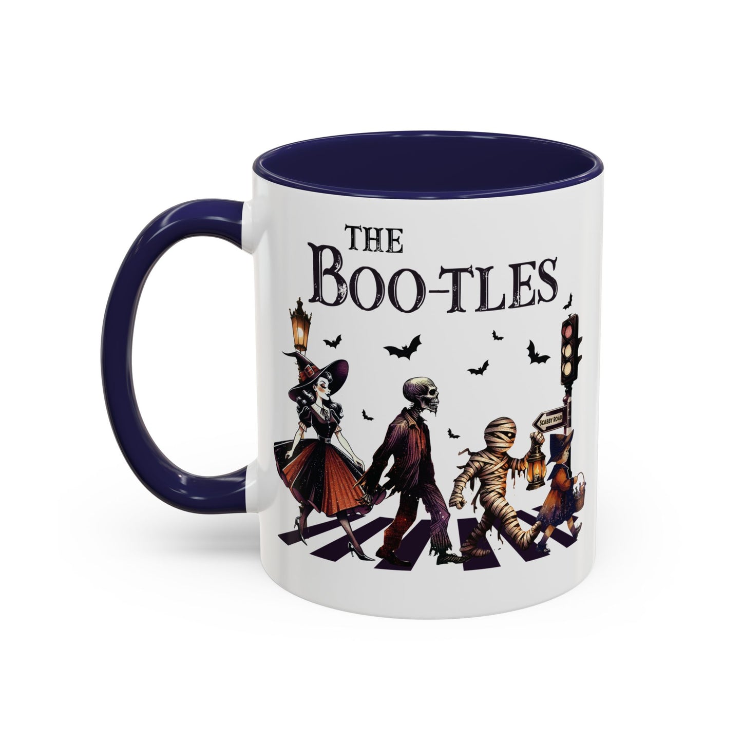 The BOO-tles Halloween Mug | 11oz and 15oz Ceramic Coffee Cup | Funny Halloween Music Design