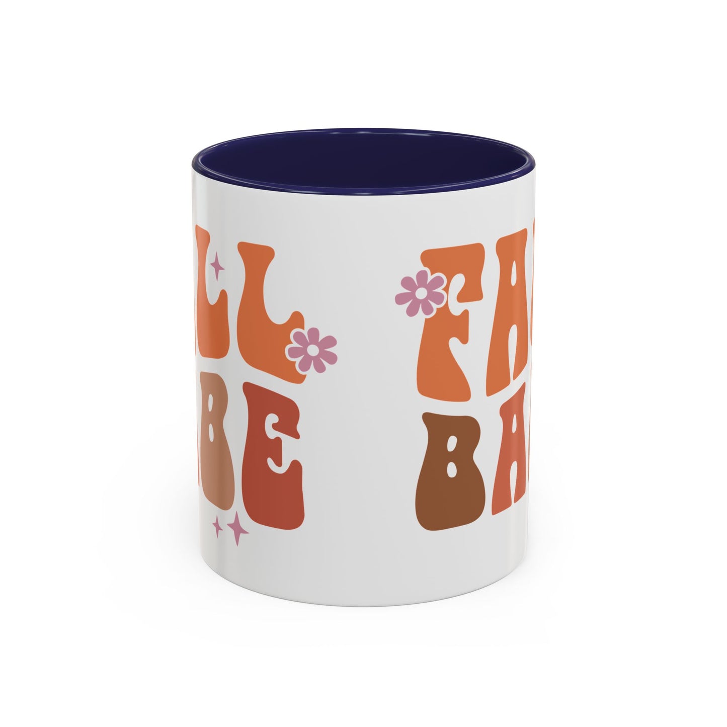 Fall Babe Ceramic Mug - 11oz/15oz Autumn Coffee Cup | Cozy Fall Gift | 5 Color Options | Retro Fall Design Mug