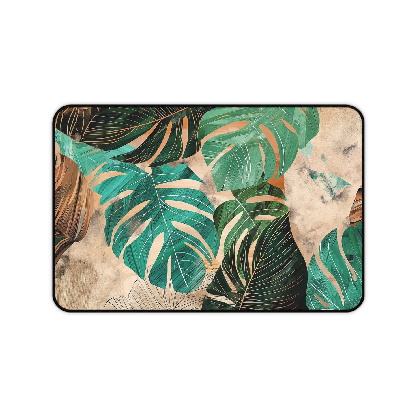 Tropical Leaf Art Mousepad, Gaming Mousepad, Large Mousepad, Keyboard Mouse Mat, Desk Pad for Work Game Home XL 3 Sizes