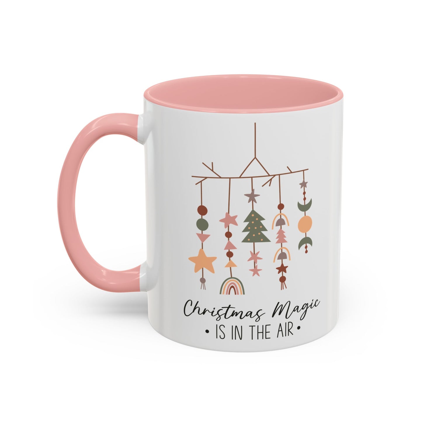 Christmas Magic Is in the Air Mug | Minimalist Christmas Decor Design | Holiday Coffee Mug | Festive Drinkware