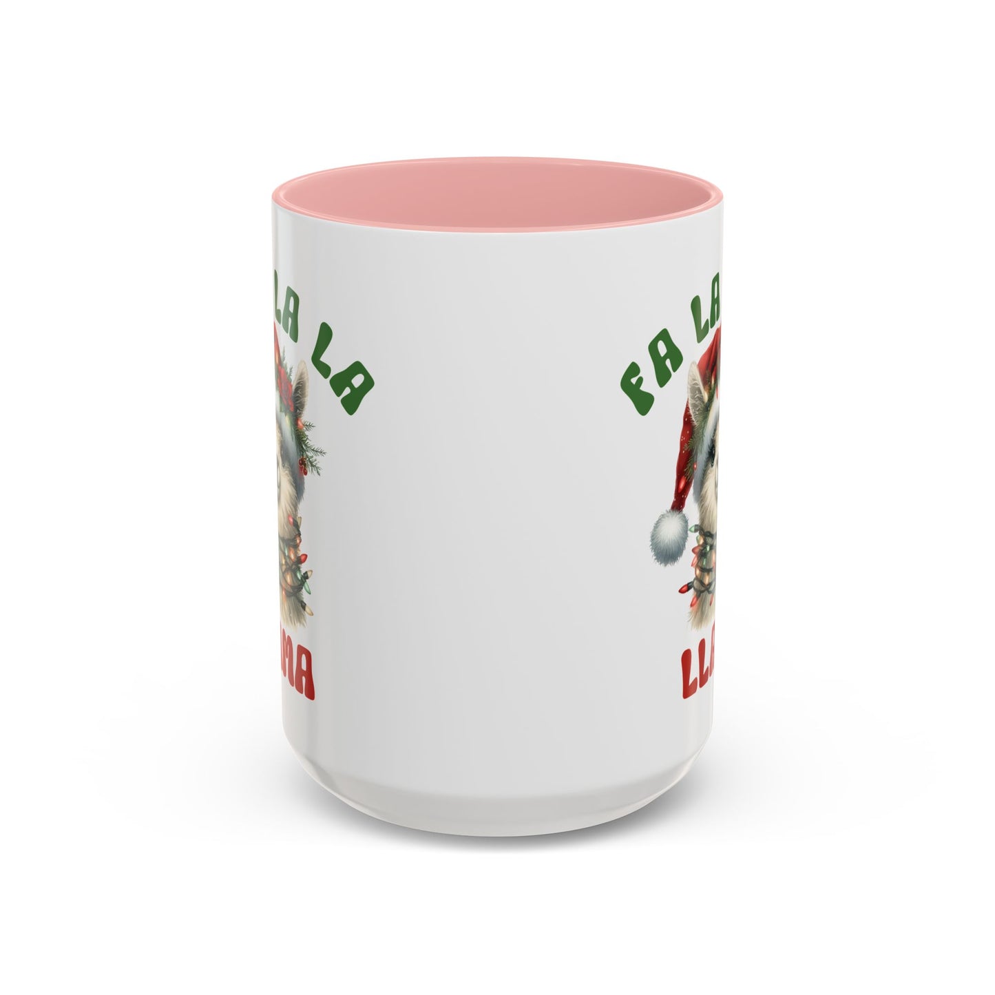 Fa La La La Llama Mug - Adorable Christmas Llama Design - Perfect for Holiday Fun