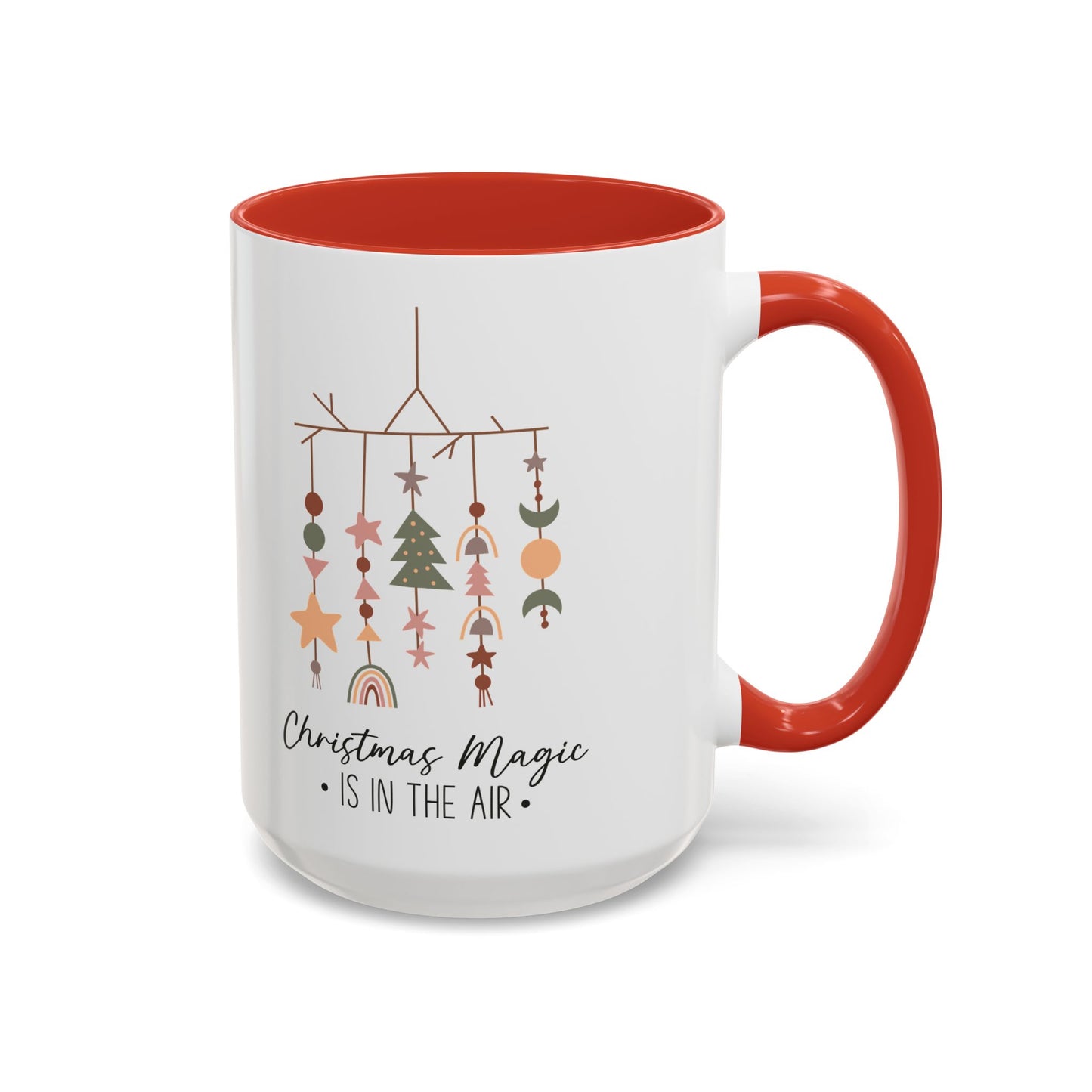 Christmas Magic Is in the Air Mug | Minimalist Christmas Decor Design | Holiday Coffee Mug | Festive Drinkware