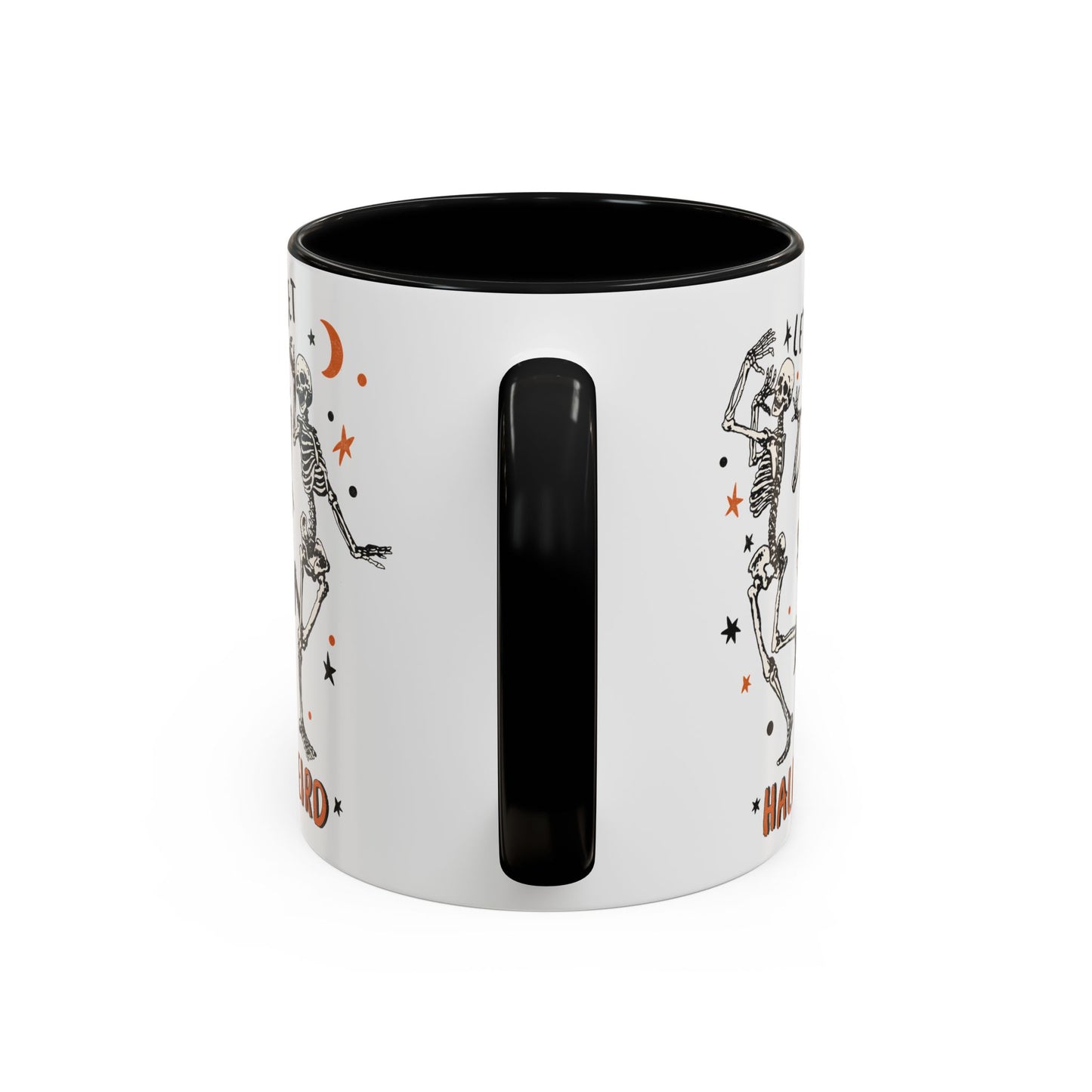 Lets Get Halloweird Halloween Mug | Dancing Skeleton Design | Funny Spooky Coffee Mug | Fall Drinkware | Unique Halloween Gift