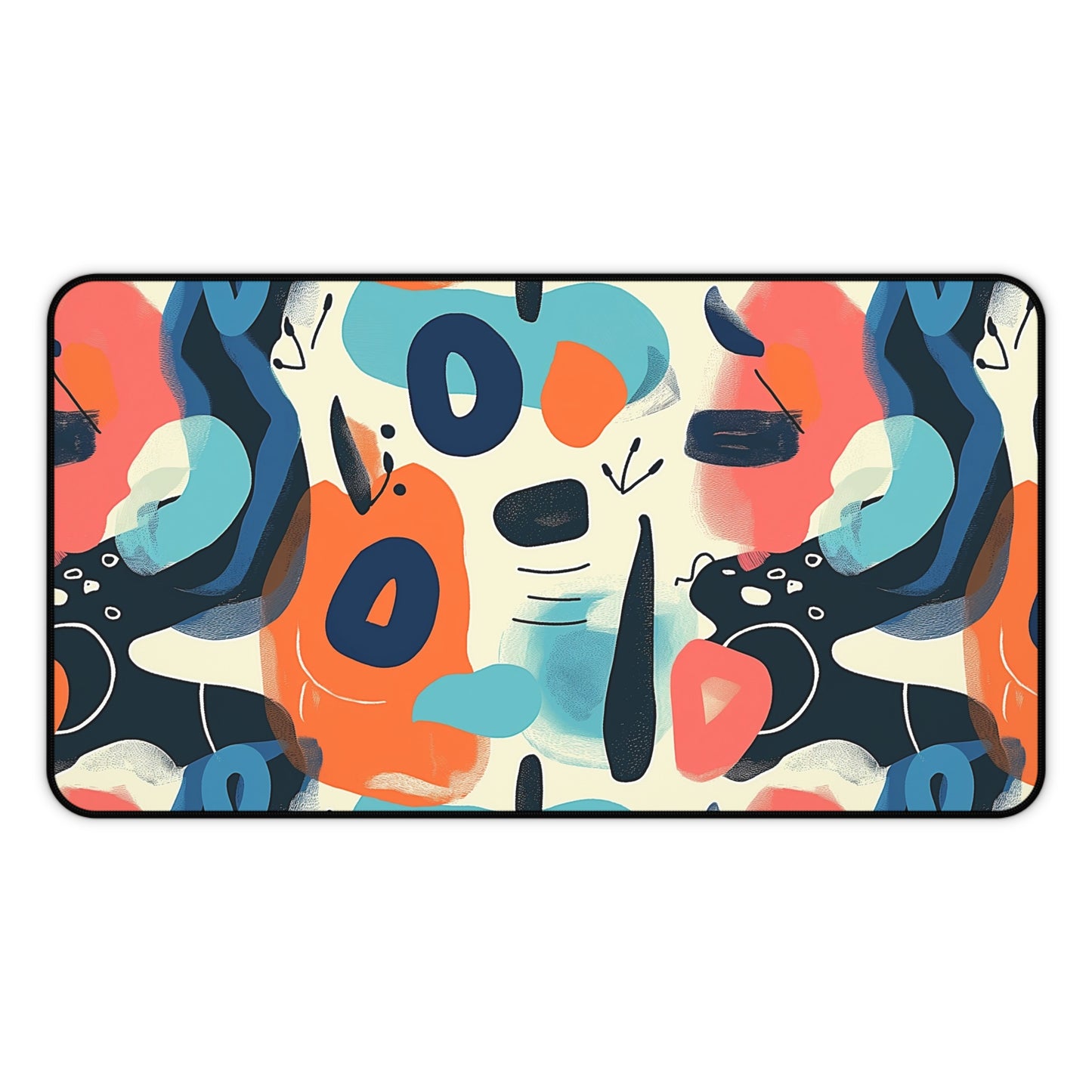 Abstract Artistic Desk Mat | Neoprene Mouse Pad | Anti-Slip Office Desk Mat | 3 Sizes Available