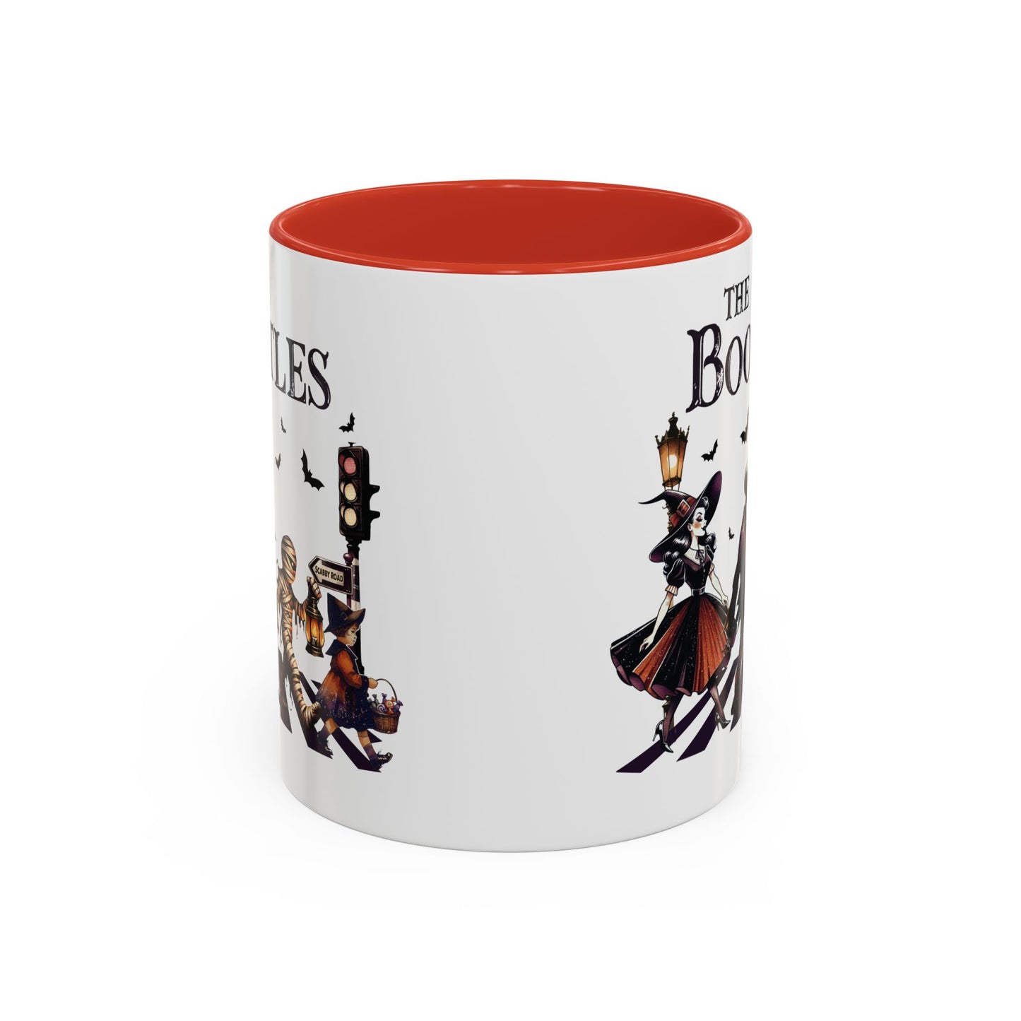 The BOO-tles Halloween Mug | 11oz and 15oz Ceramic Coffee Cup | Funny Halloween Music Design