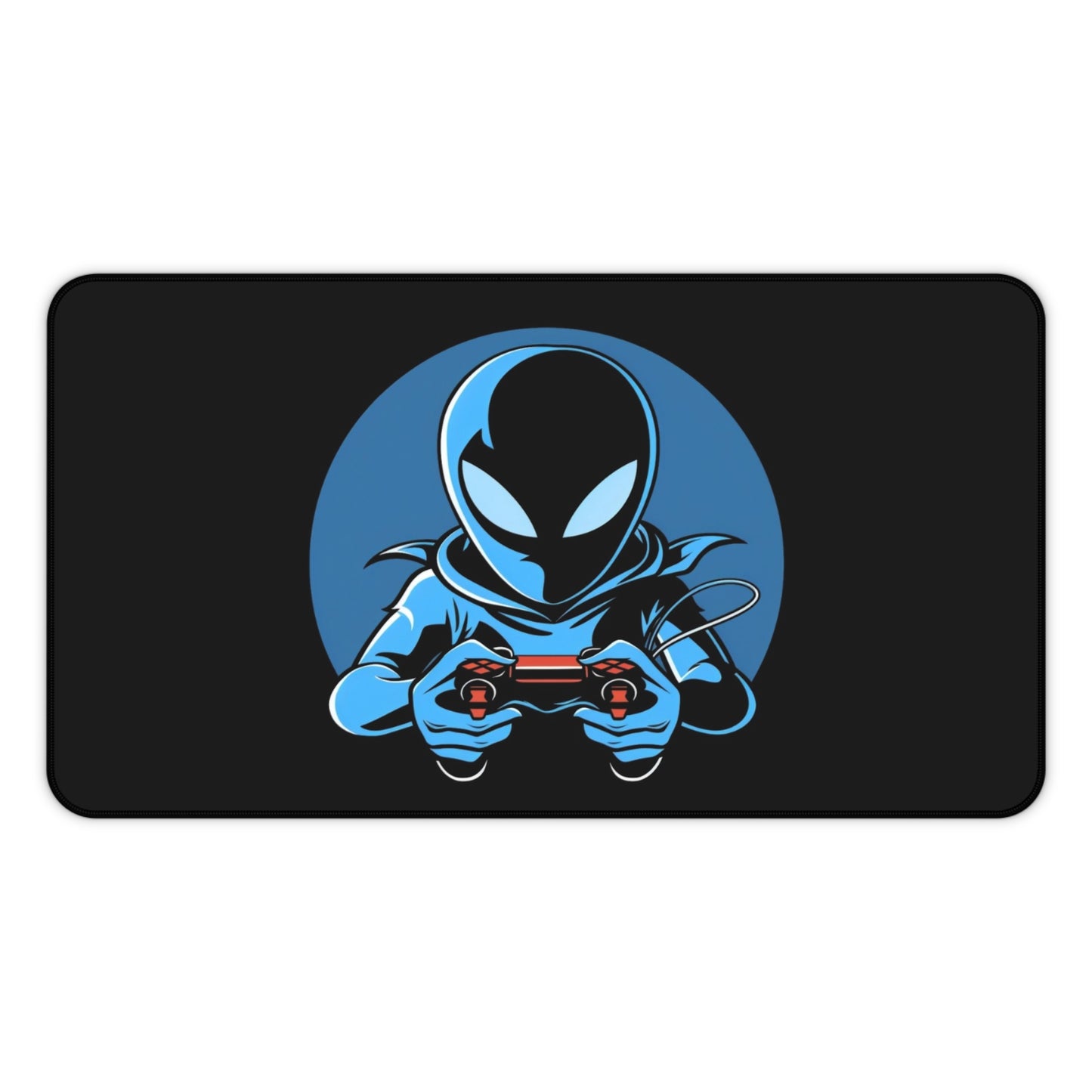 Alien Gamer Computer Desk Mat | Gaming Mouse Pad | Anti-Slip Neoprene Desk Mat for Home Office | 3 Sizes Available