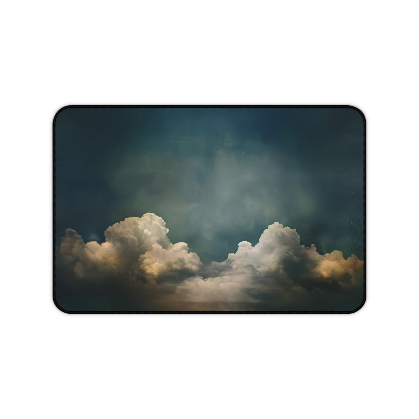 Serene Clouds Computer Desk Mat | Tranquil Sky Mouse Pad | Anti-Slip Neoprene Desk Mat for Home Office | 3 Sizes Available