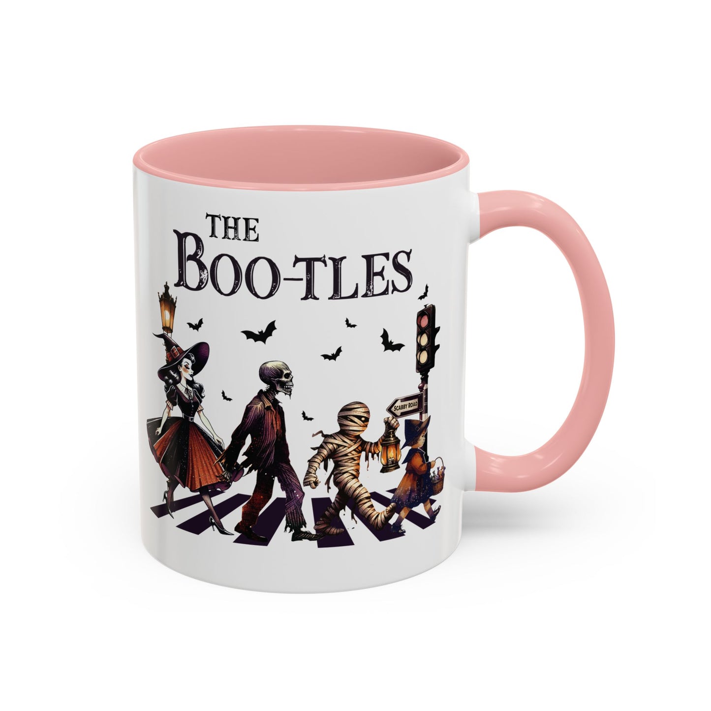 The BOO-tles Halloween Mug | 11oz and 15oz Ceramic Coffee Cup | Funny Halloween Music Design