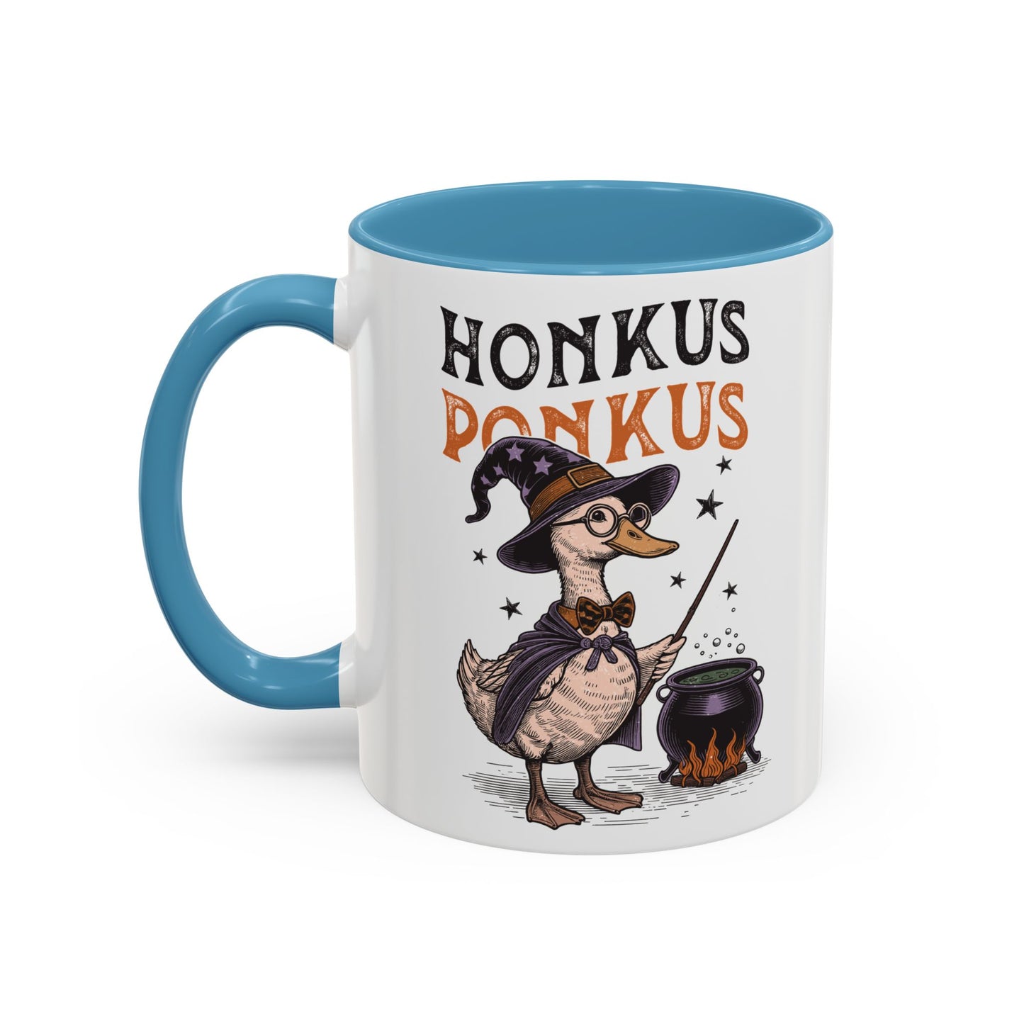 Honkus Ponkus Mug | Witchy Goose Halloween Mug | Funny Animal Magic Cup | 11oz and 15oz Ceramic Mug