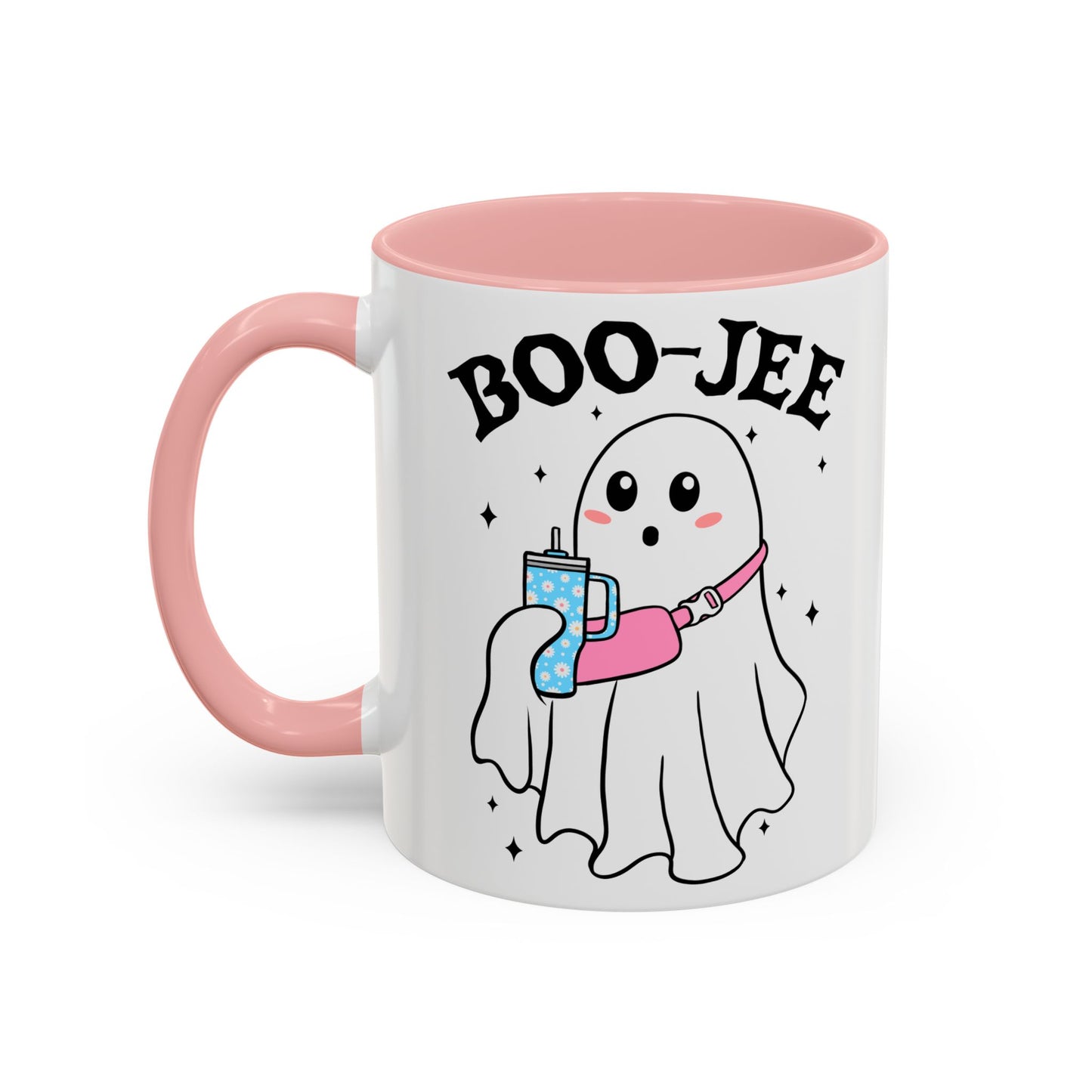 Boo-Jee Halloween Ghost Mug | 11oz and 15oz Ceramic Coffee Cup | Cute and Stylish Design