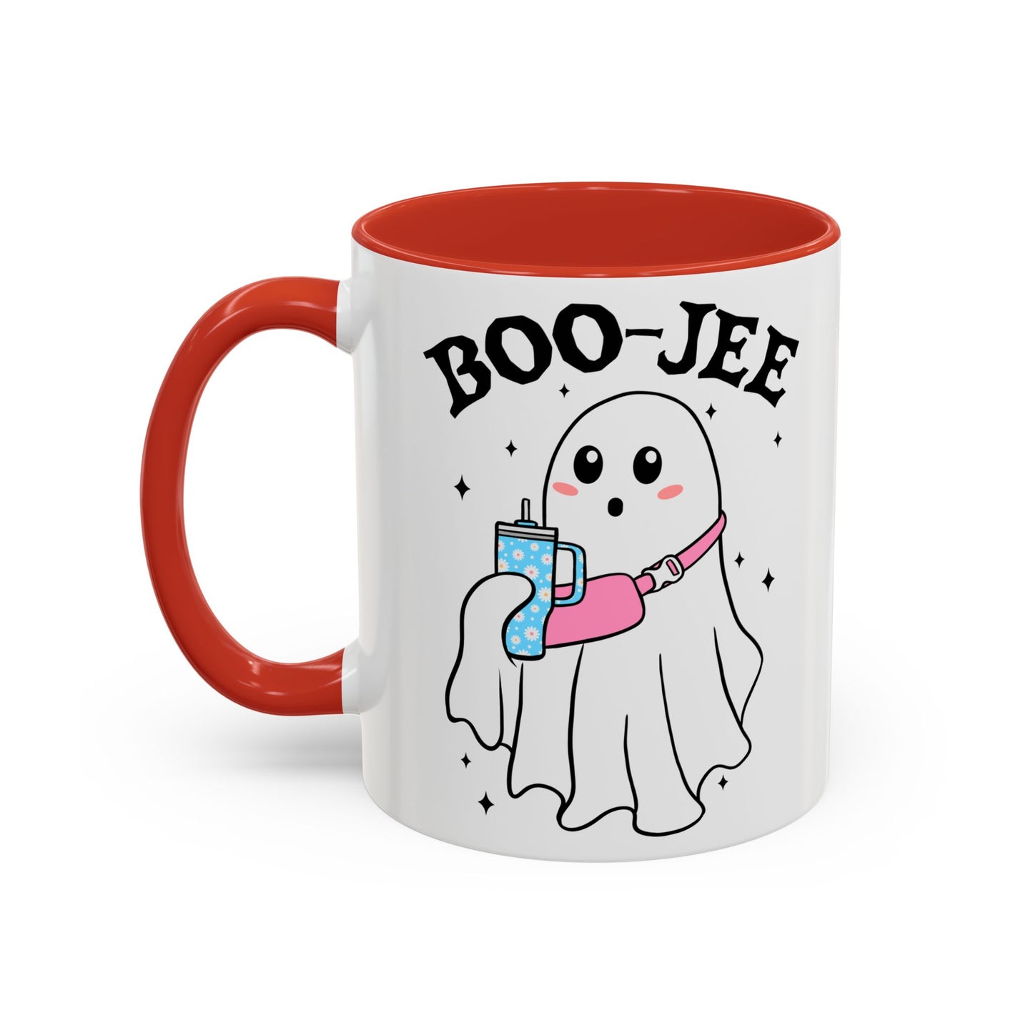 Boo-Jee Halloween Ghost Mug | 11oz and 15oz Ceramic Coffee Cup | Cute and Stylish Design