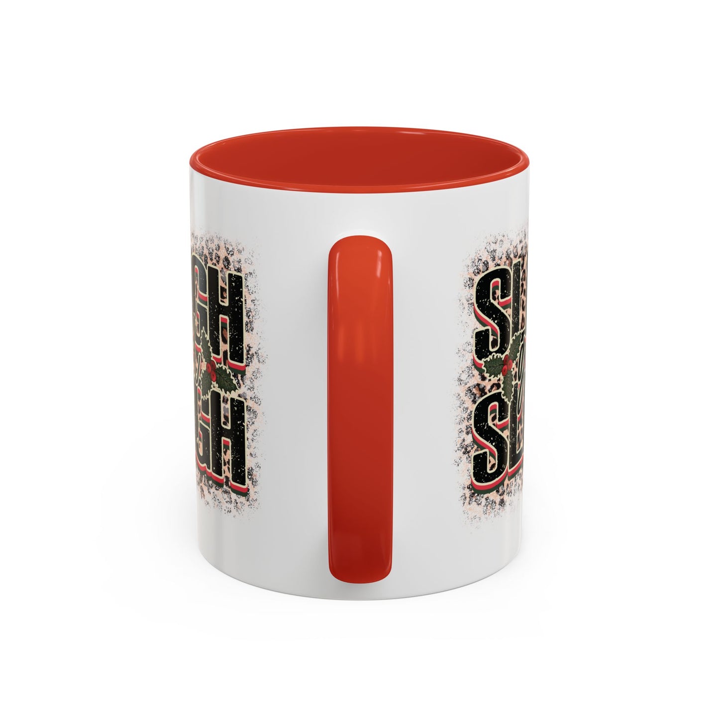 Sleigh Girl Sleigh Mug - Festive Leopard Print Christmas Design - Perfect for Fashionable Holiday Cheer