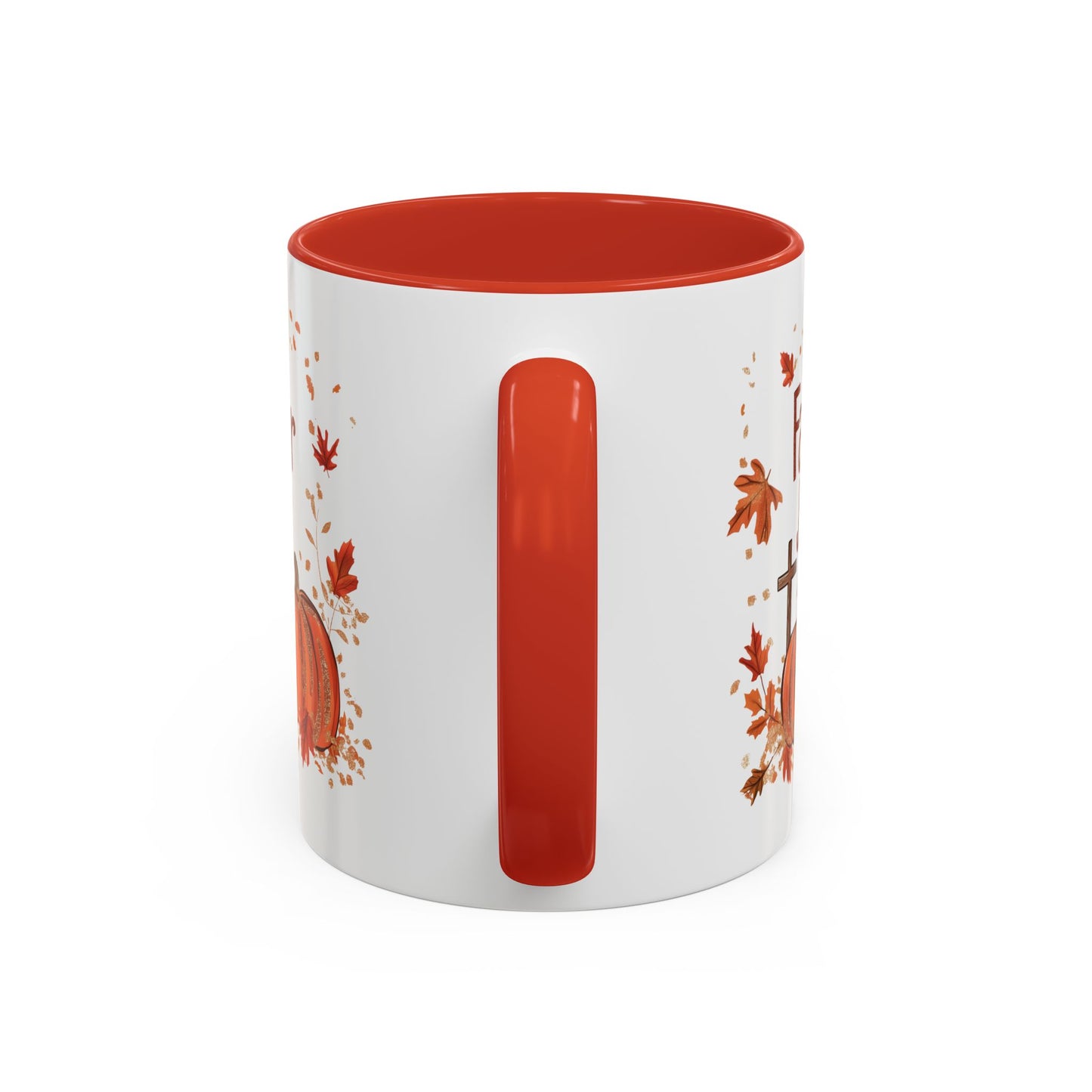 Fall for Jesus Ceramic Mug - Faith-Inspired Autumn Pumpkin Design - Perfect for Fall and Spiritual Reflection