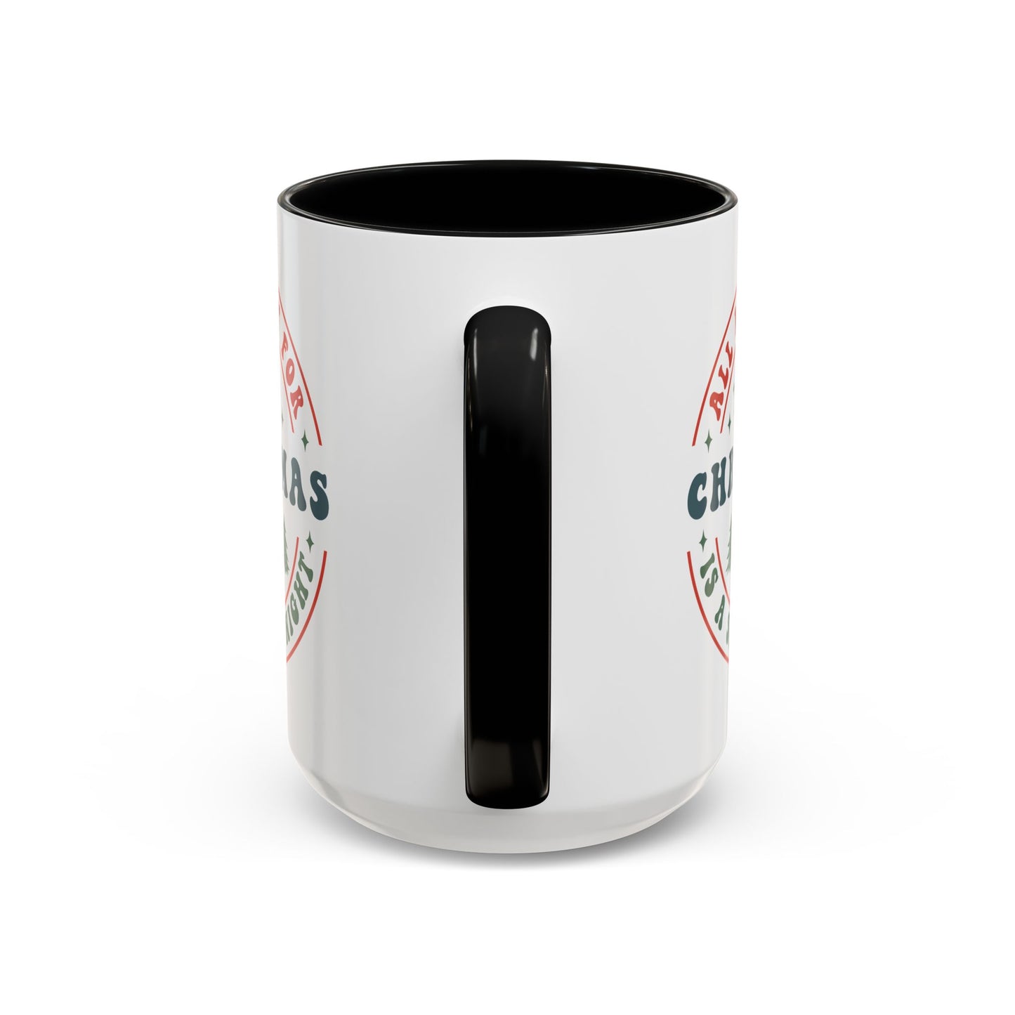 All I Want for Christmas is a Silent Night Mug - Funny and Festive Holiday Design - Perfect for Cozy Winter Moments