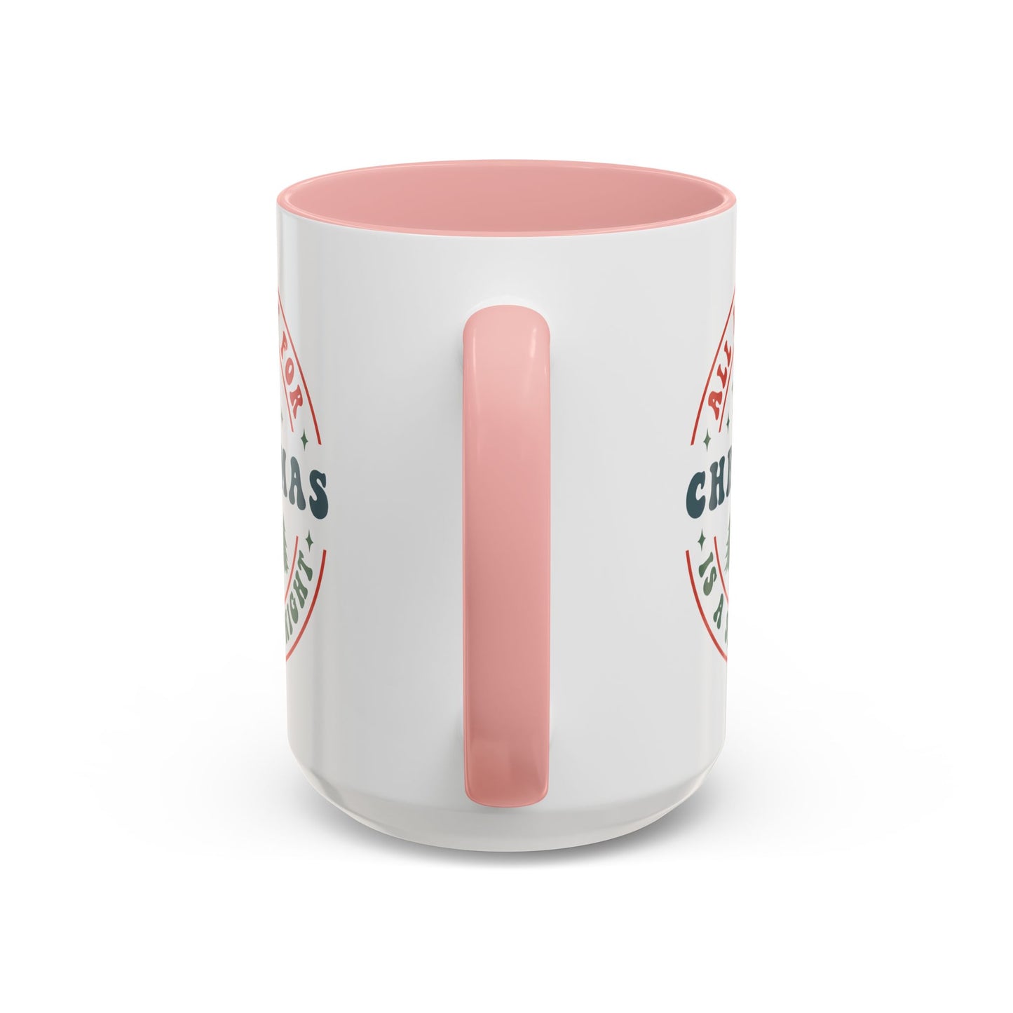 All I Want for Christmas is a Silent Night Mug - Funny and Festive Holiday Design - Perfect for Cozy Winter Moments