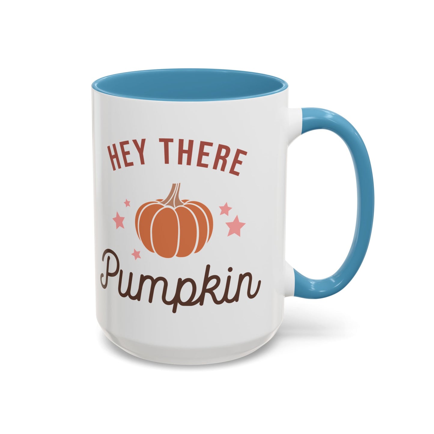 Hey There Pumpkin Fall Mug | 11oz and 15oz Ceramic Coffee Cup | Cute Pumpkin Design