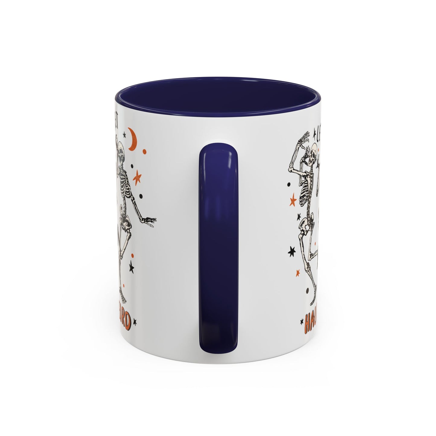 Lets Get Halloweird Halloween Mug | Dancing Skeleton Design | Funny Spooky Coffee Mug | Fall Drinkware | Unique Halloween Gift