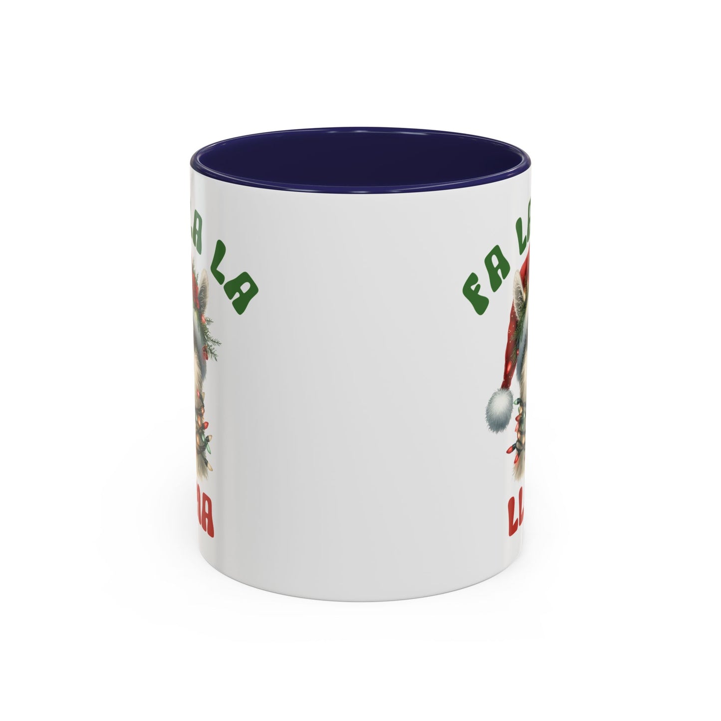 Fa La La La Llama Mug - Adorable Christmas Llama Design - Perfect for Holiday Fun