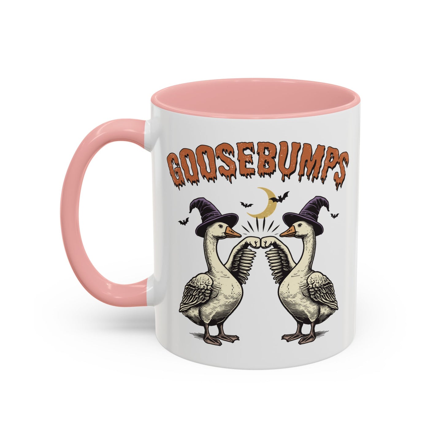 Goosebumps Halloween Mug | Funny Goose Coffee Mug | Spooky Season Farmhouse Mug | 11oz and 15oz Ceramic Mug