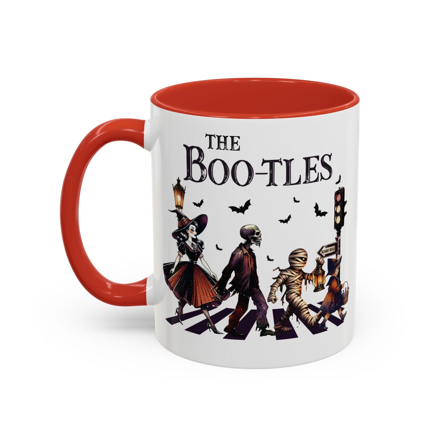 The BOO-tles Halloween Mug | 11oz and 15oz Ceramic Coffee Cup | Funny Halloween Music Design