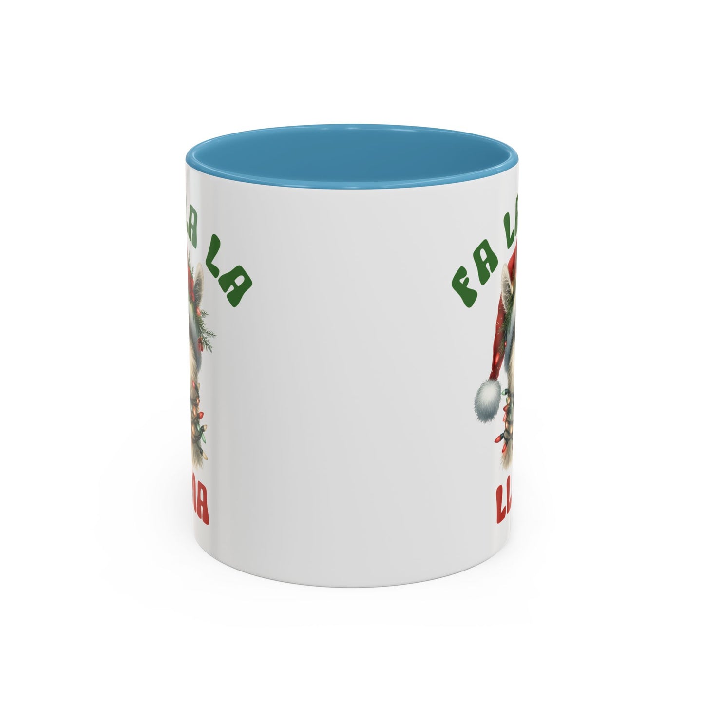 Fa La La La Llama Mug - Adorable Christmas Llama Design - Perfect for Holiday Fun