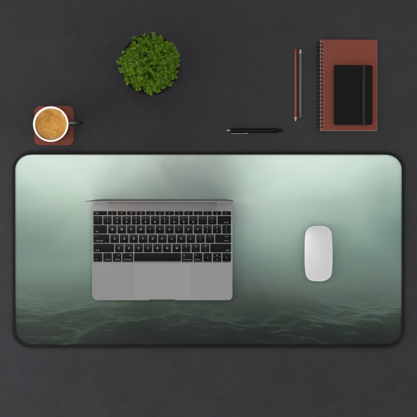 Mystic Fog Desk Mat | Gaming Mouse Pad Large Mousepad with Stitched Edges, Keyboard Mouse Mat Desk Pad for Work 3 Sizes Available