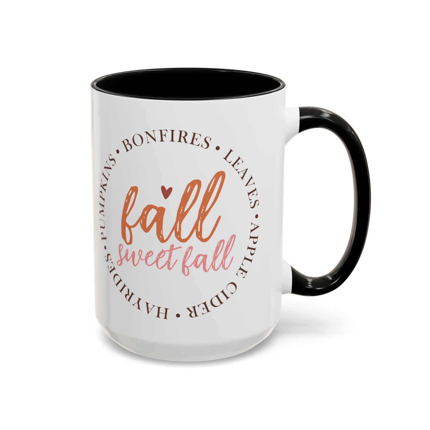 Fall Sweet Fall Autumn Mug | 11oz and 15oz Ceramic Coffee Cup | Cozy Fall Design