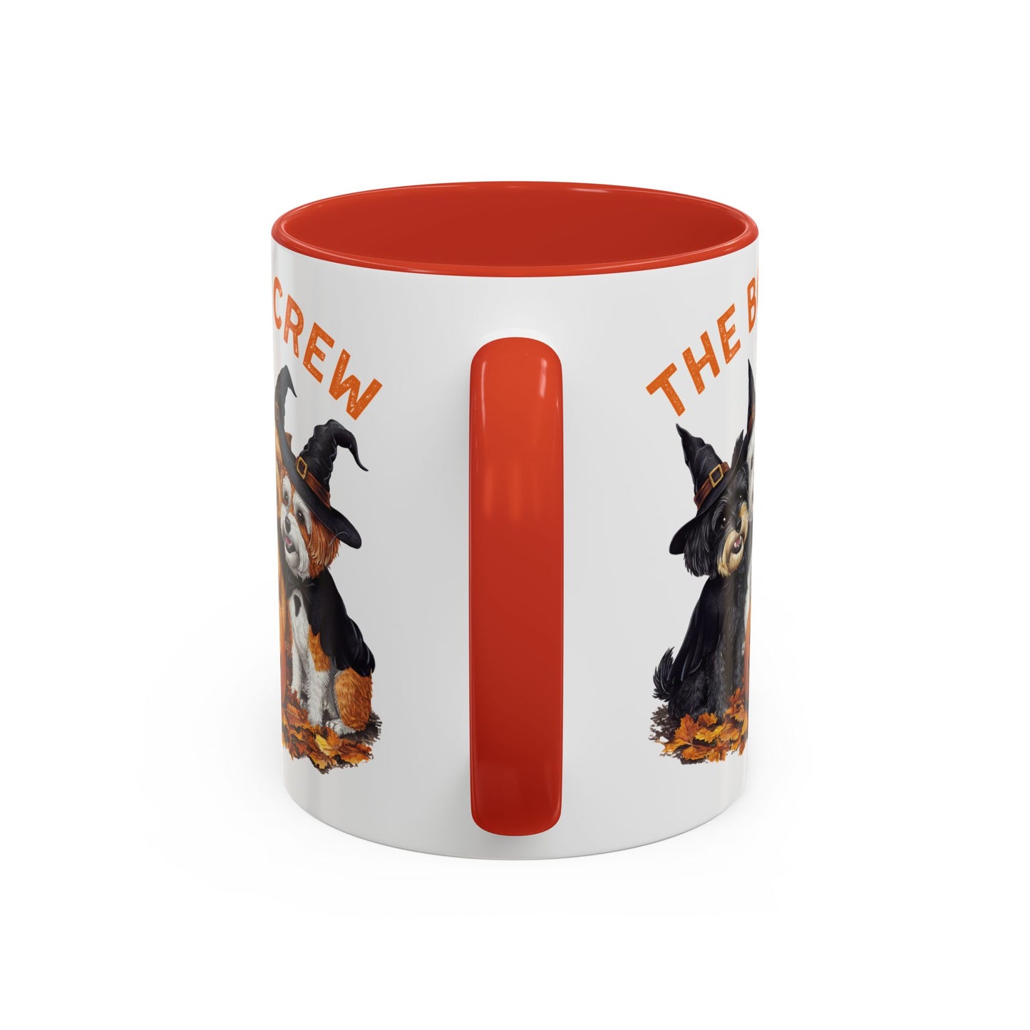 The Boo Crew Halloween Dog Mug | Adorable Dog Pack with Witch Hats | Spooky Fall Coffee Mug | Halloween Gift for Dog Lovers