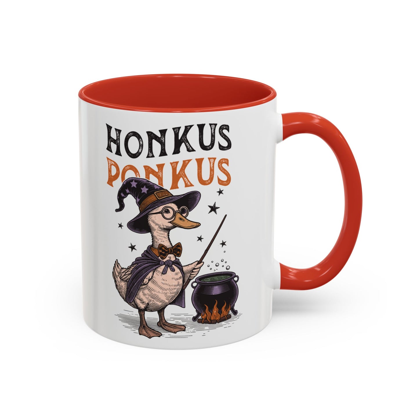 Honkus Ponkus Mug | Witchy Goose Halloween Mug | Funny Animal Magic Cup | 11oz and 15oz Ceramic Mug