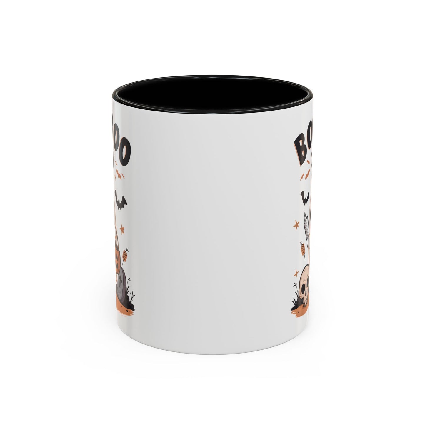 Boo Boo Crew Halloween Mug | Cute Ghost Nurse Design | 11oz and 15oz Ceramic Coffee Cup