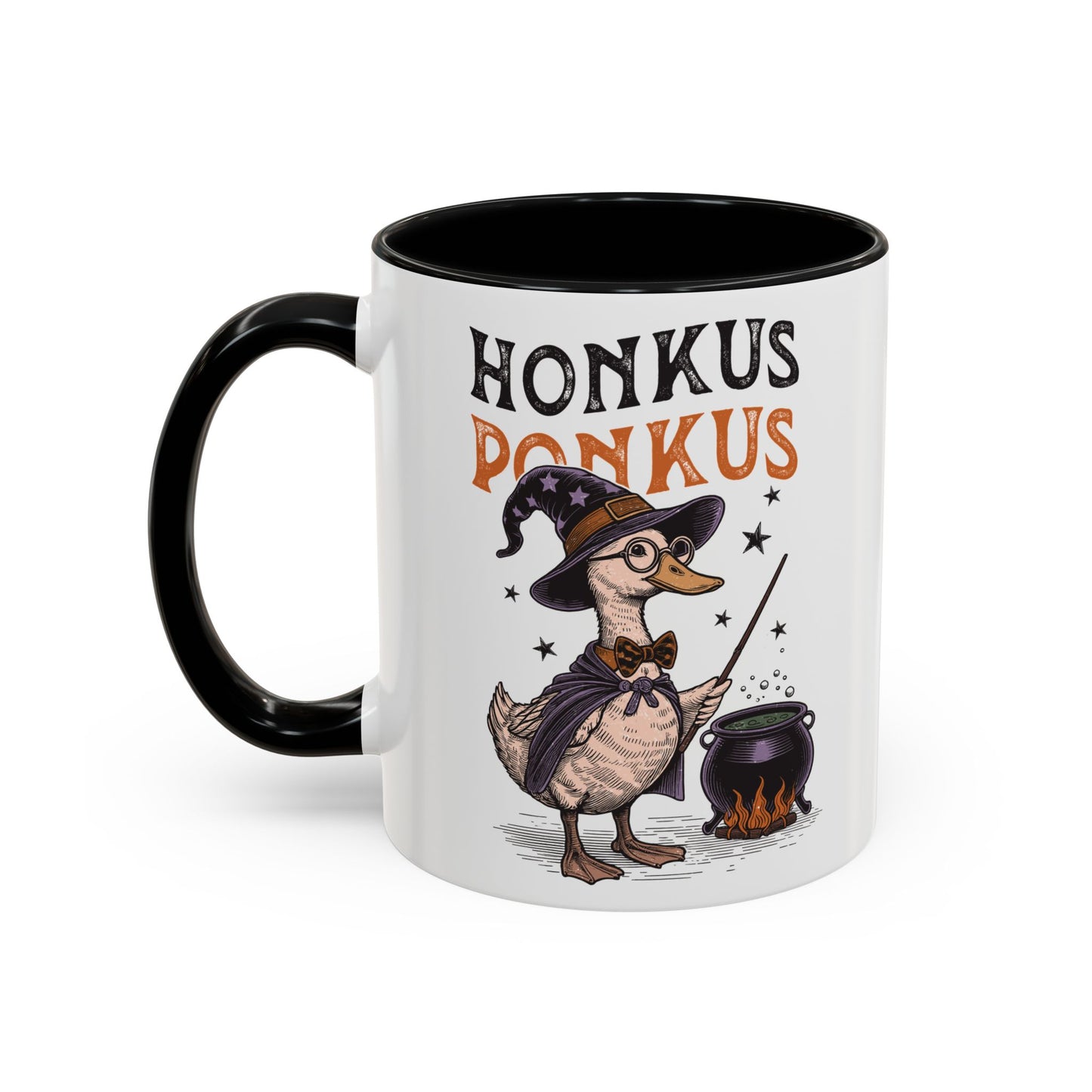 Honkus Ponkus Mug | Witchy Goose Halloween Mug | Funny Animal Magic Cup | 11oz and 15oz Ceramic Mug