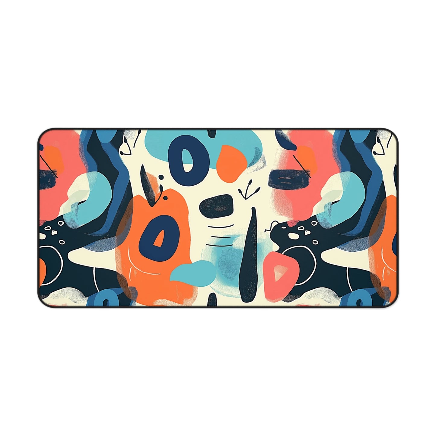 Abstract Artistic Desk Mat | Neoprene Mouse Pad | Anti-Slip Office Desk Mat | 3 Sizes Available