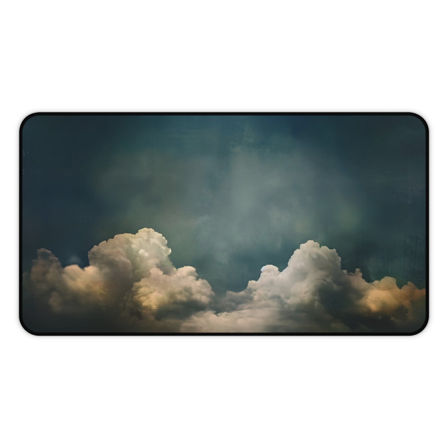 Serene Clouds Computer Desk Mat | Tranquil Sky Mouse Pad | Anti-Slip Neoprene Desk Mat for Home Office | 3 Sizes Available