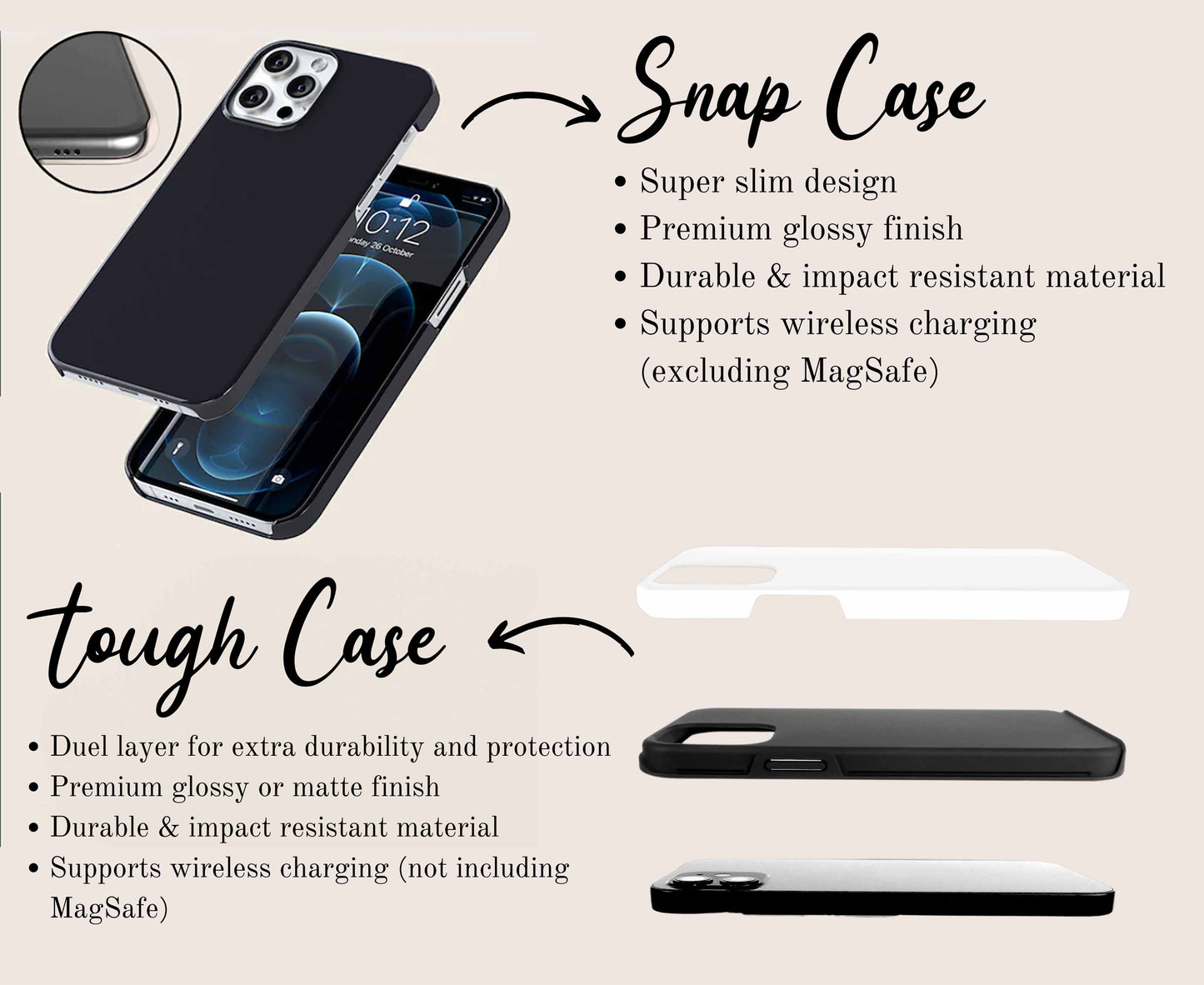 Urban Graffiti Crown iPhone Case – Slim, Tough, and Magnetic Tough Options