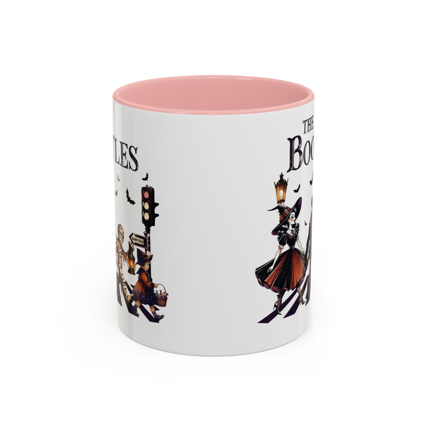 The BOO-tles Halloween Mug | 11oz and 15oz Ceramic Coffee Cup | Funny Halloween Music Design